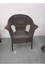 Dubbin Stacking Wicker Patio Outdoor Club Armchair