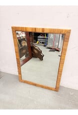 Italian-Style Bamboo/Rattan Wrapped Wall Mirror