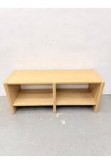 Torme White Oak Short Bookcase by Article