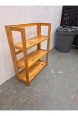 Casual Home Mission Natural Wood 3 -Shelf Bookcase