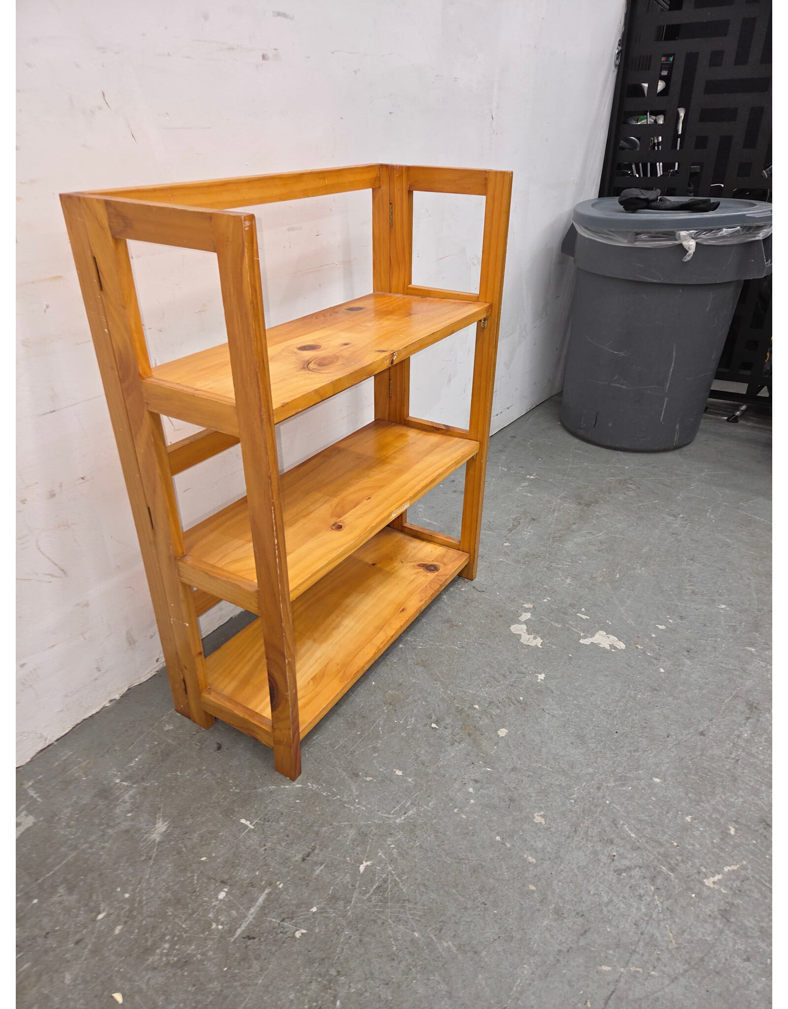 Casual Home Mission Natural Wood 3 -Shelf Bookcase