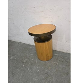 Gold Oak Side Table
