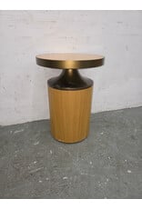 Gold Oak Side Table