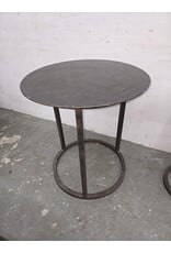 4-Piece Round Metal Nesting Table Set