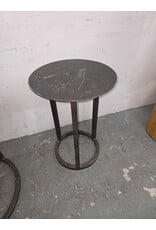 4-Piece Round Metal Nesting Table Set