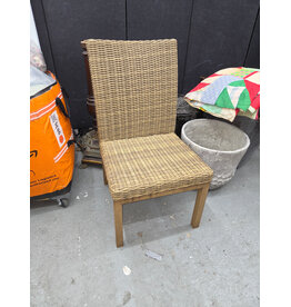 Woven Wicker & Rattan Dining Chair