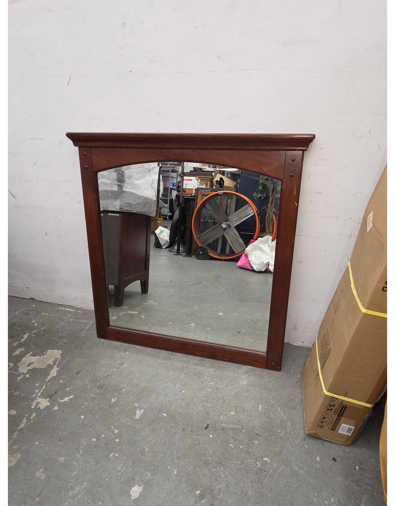 Solid Cherry Wood Wall Mirror