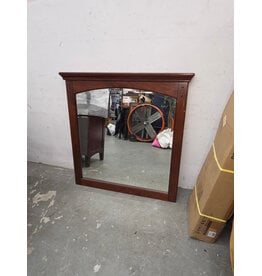 Solid Cherry Wood Wall Mirror