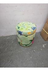 Velvet Floret Stool