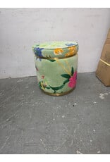 Velvet Floret Stool