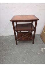 Ethan Allen Three-Tier Rectangular End Table