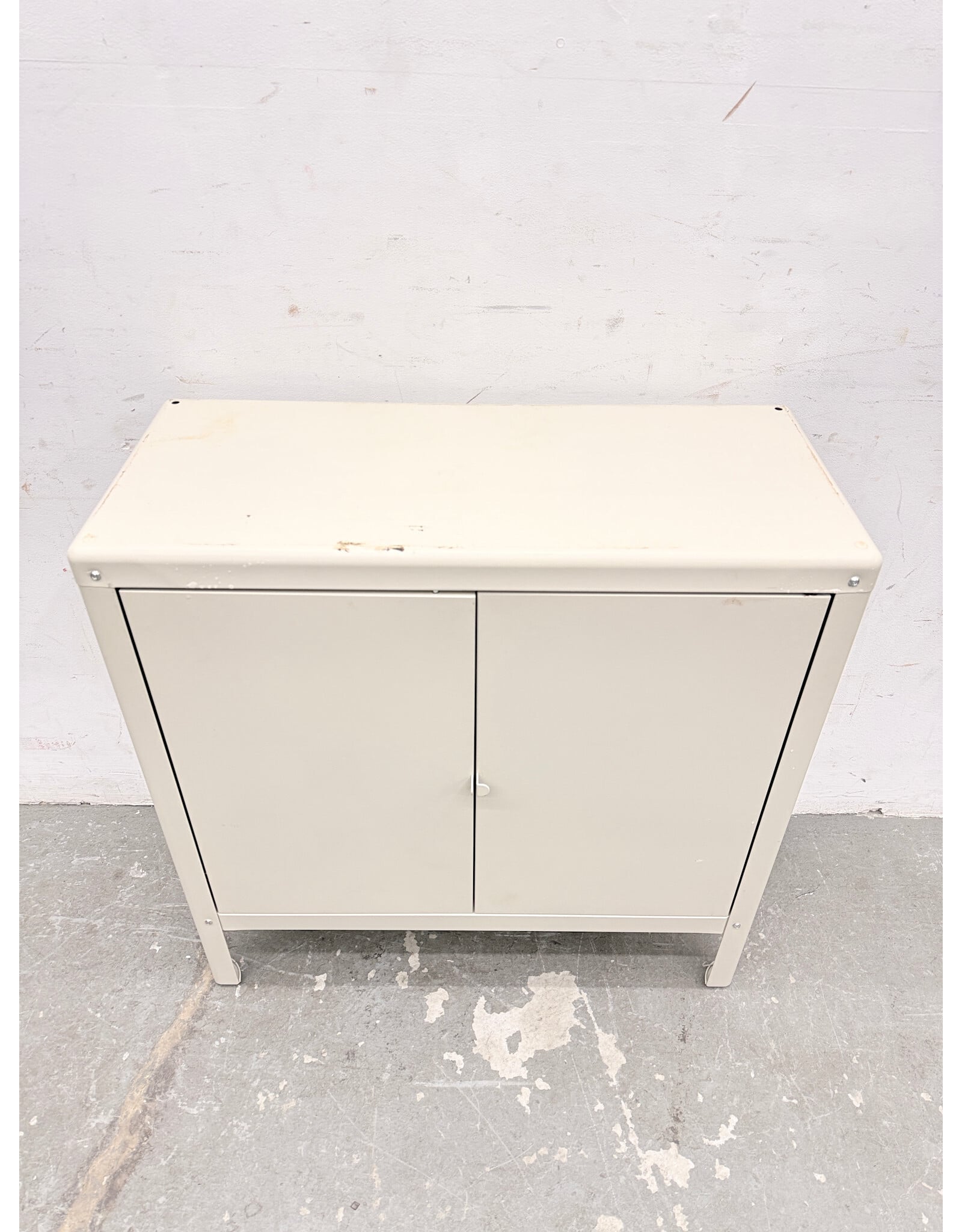 Modern Beige Storage Cabinet