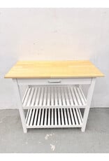 Modern Wooden Kitchen Island Cart