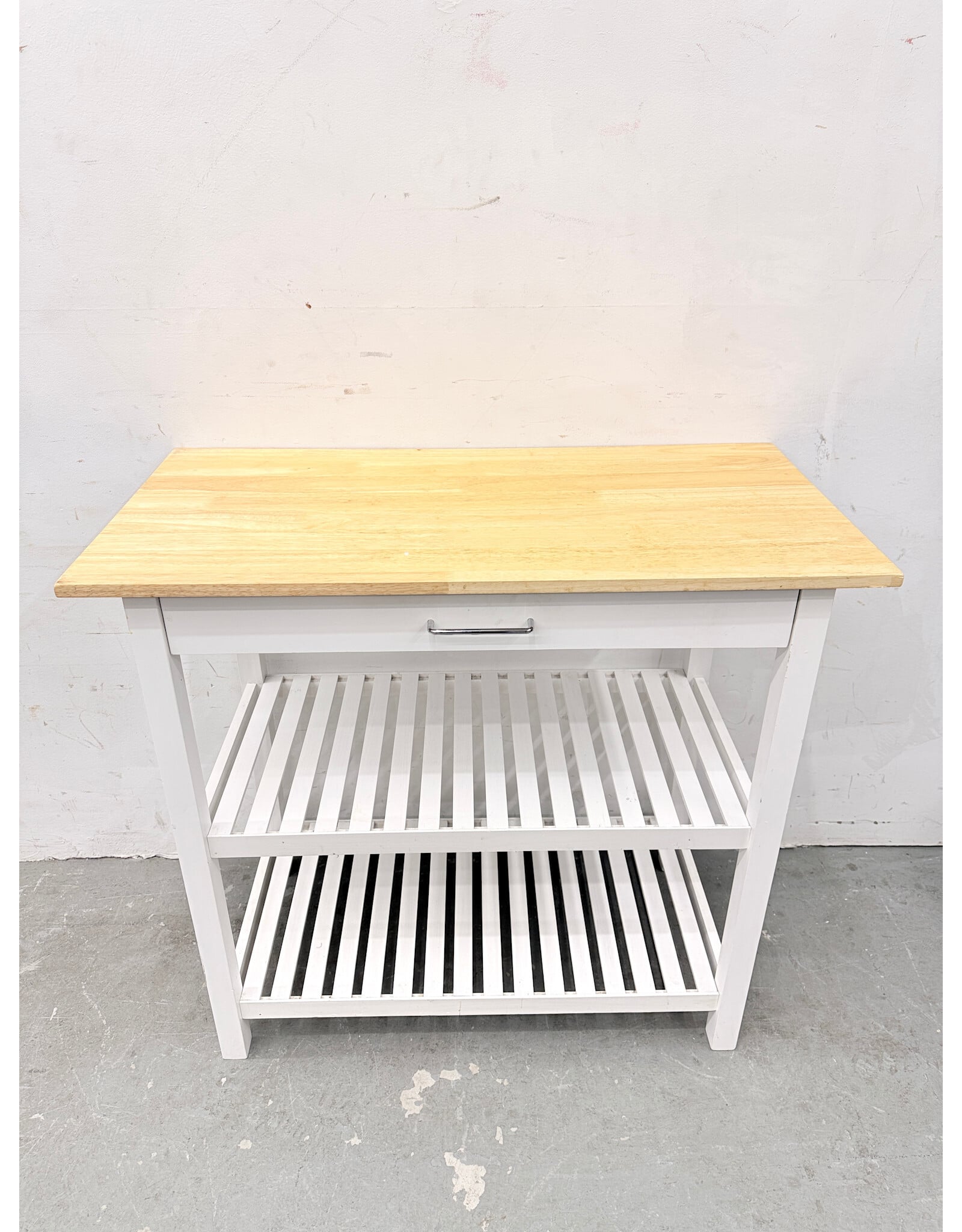 Modern Wooden Kitchen Island Cart