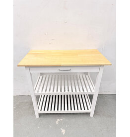 Modern Wooden Kitchen Island Cart