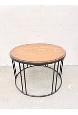Reclaimed Wood Top, Metal Base Coffee Table