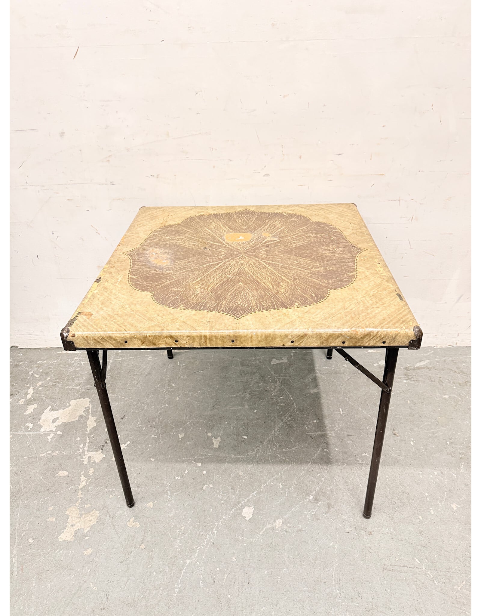 Vintage Samson card table - Shwayder Bros Inc