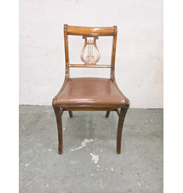 Duncan Phyfe-Style Lyre-Back Arm Chair