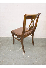 Duncan Phyfe-Style Lyre-Back Arm Chair
