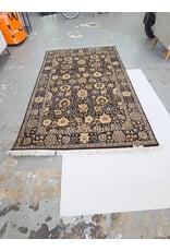 Traditional Dark-Background Oriental Area Rug