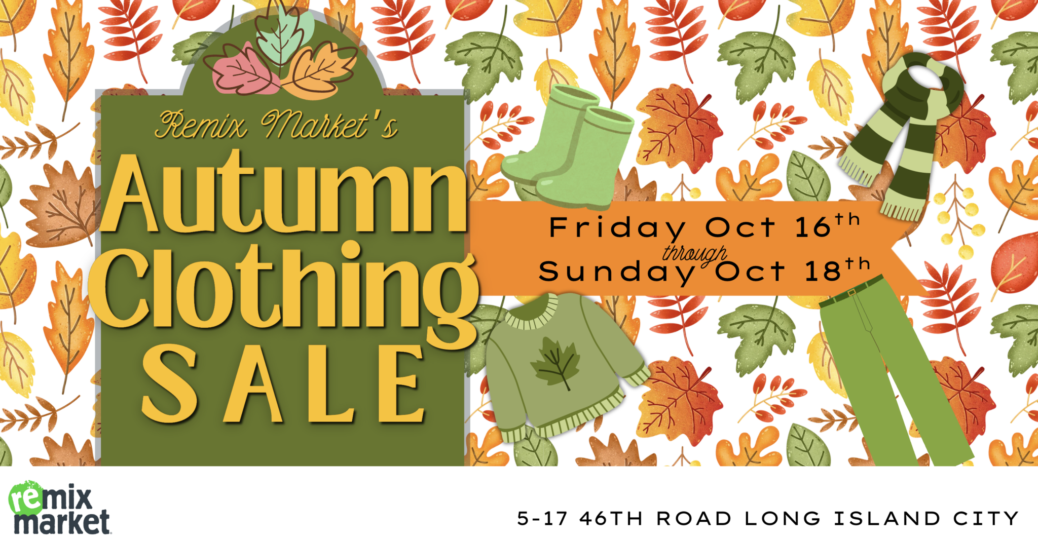 Fall Clothing Sale