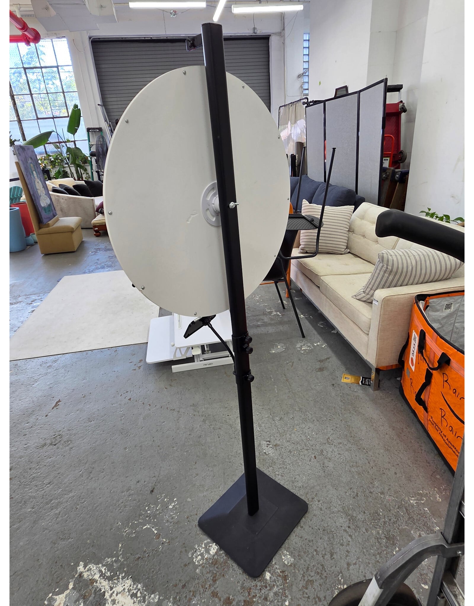 24" Color Spinning Prize Wheel with Adjustable Floor Stand