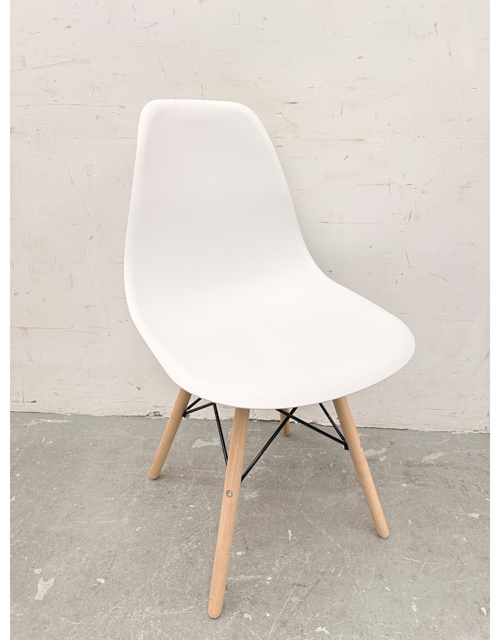 Molded Plastic Eames Style Side Chair