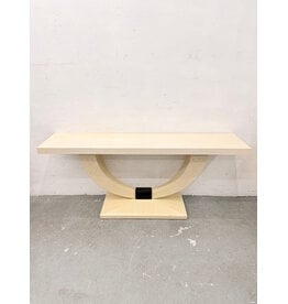 Postmodern-Style Console Table, U-Shape Center