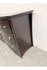Wooden 6-Drawer Contemporary-Style Double Dresser