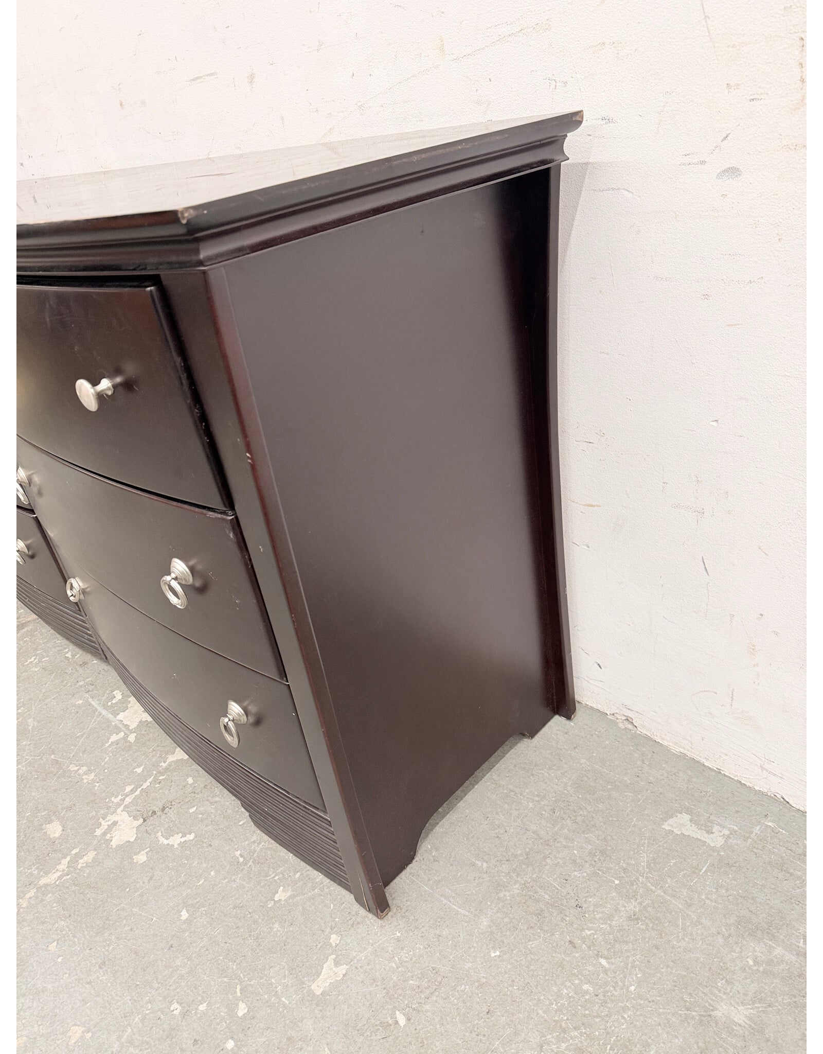 Wooden 6-Drawer Contemporary-Style Double Dresser