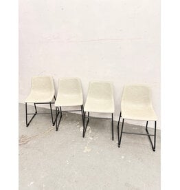 Industrial Faux Leather Dining Chair