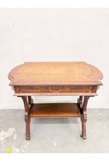 Edwardian-Style Wood Writing Table/Desk