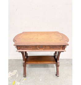 Edwardian-Style Wood Writing Table/Desk