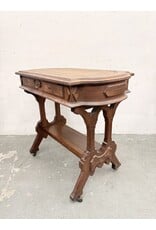 Edwardian-Style Wood Writing Table/Desk