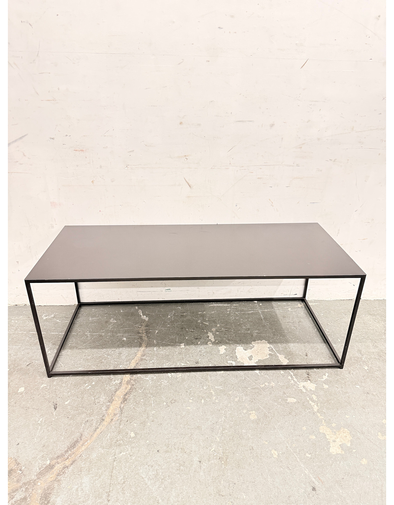 Modern Rectangular Metal Coffee Table