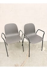 13Eighty Graphite Black Armchair by Hay