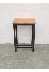 Industrial-Style Square Counter Stool