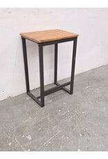 Industrial-Style Square Counter Stool