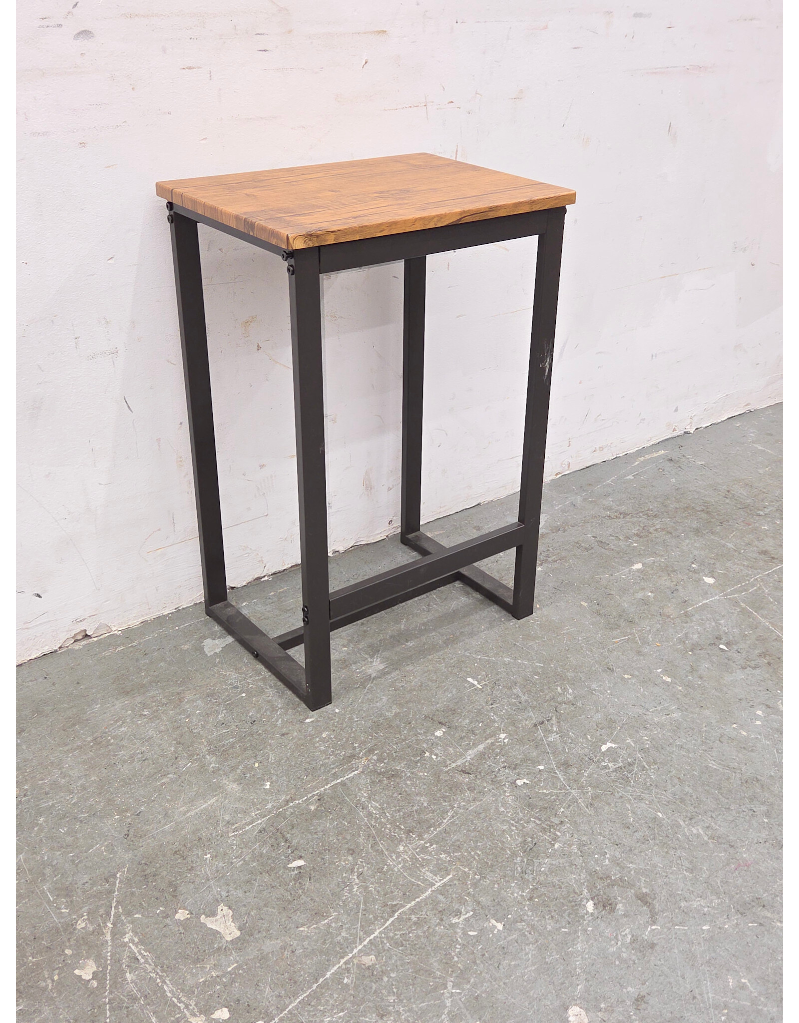 Industrial-Style Square Counter Stool