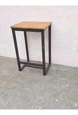 Industrial-Style Square Counter Stool