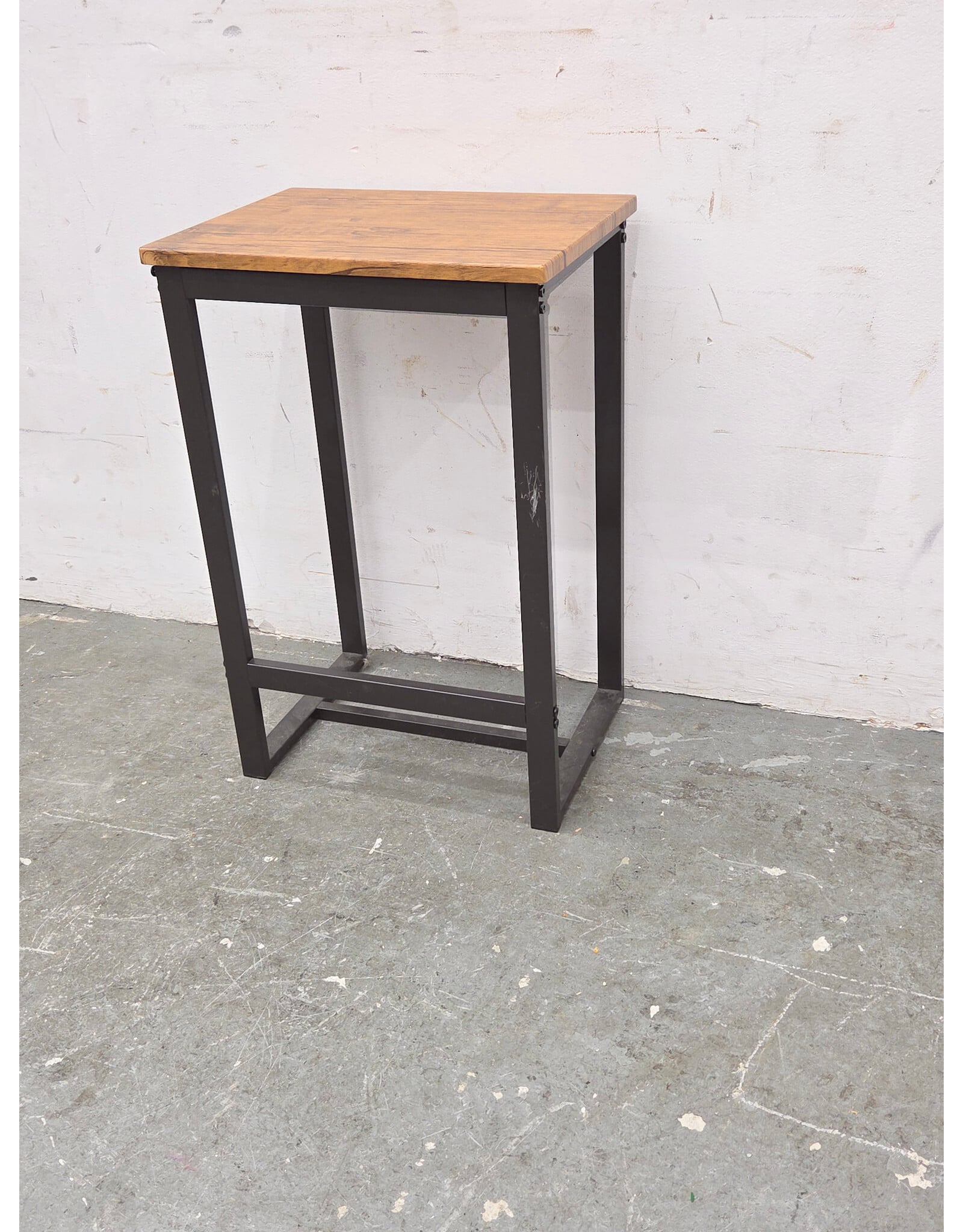 Industrial-Style Square Counter Stool