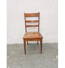 Oak Caned Seat Dinette Chair