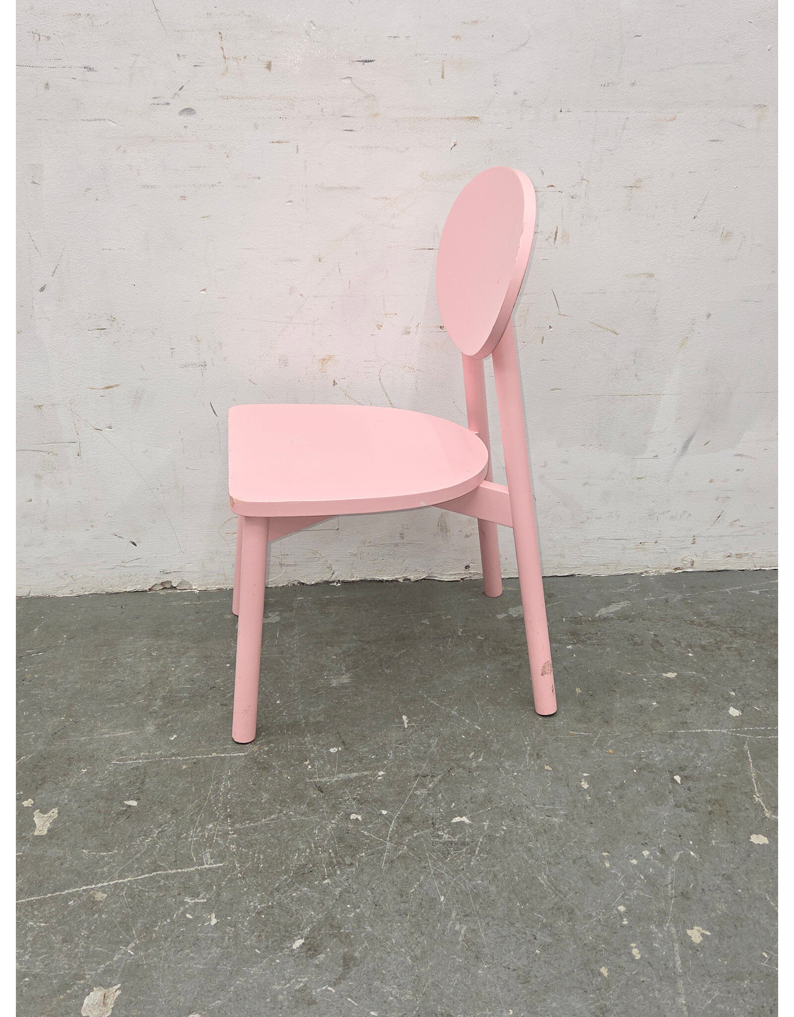 Light Pink Wooden Children's Play Chair