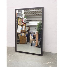 Large Rectangular Black-Framed Floor