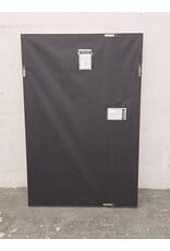 Large Rectangular Black-Framed Floor