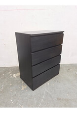 Black 4 Drawer Dresser