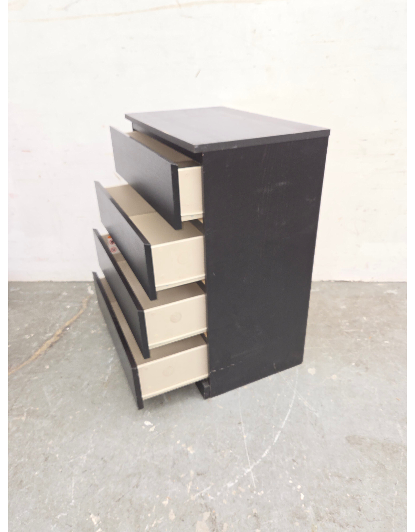 Black 4 Drawer Dresser
