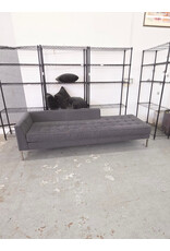 Modern Dark Gray Asymmetric Chaise Lounge Sofa