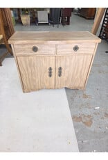 Two-Piece Vintage Hutch Armoire System