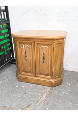 Vintage Wooden Octagonal Accent Storage